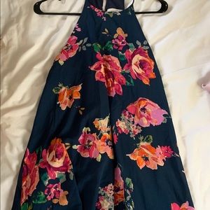 Floral formal shift dress